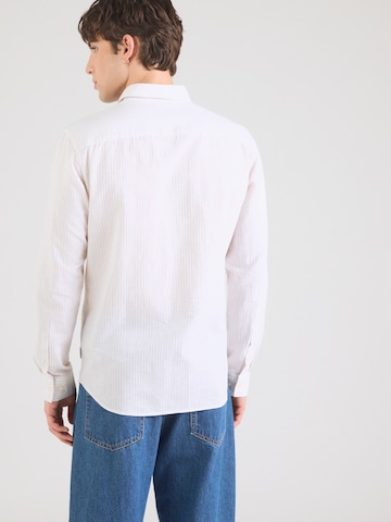 JJ Rebel Regular Fit Skjorte 'JREBMOSS' i beige