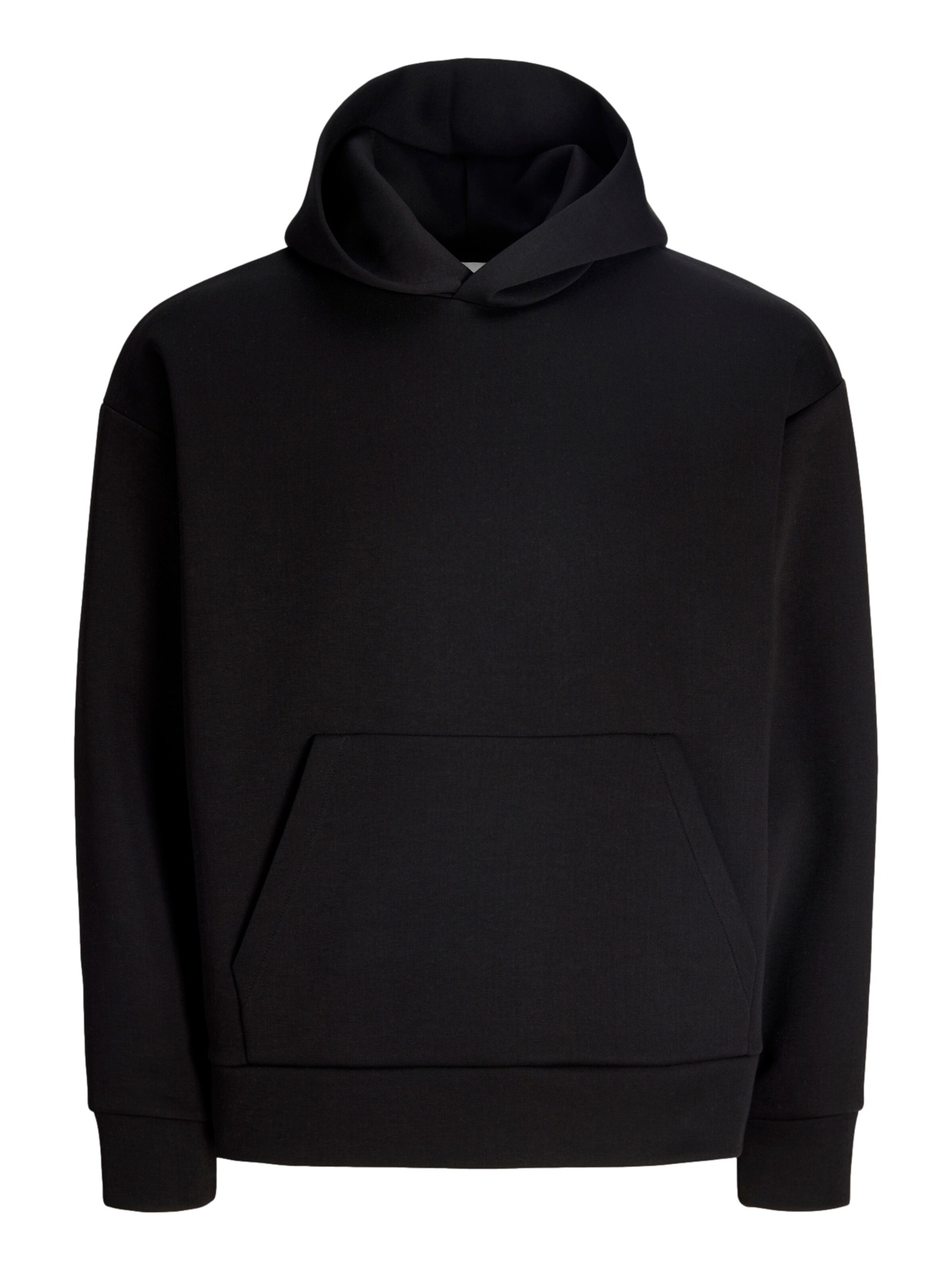 Felpa 'JJEBARRON' di JACK & JONES in nero: frontale