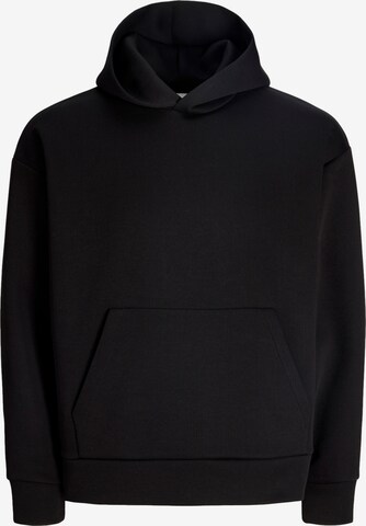 Felpa 'JJEBARRON' di JACK & JONES in nero: frontale