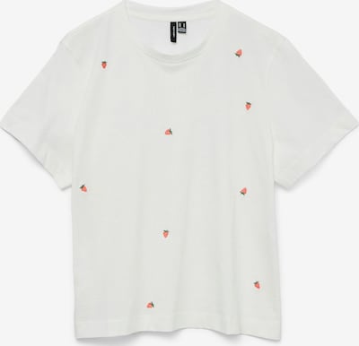 Marškinėliai 'VMSOLVEI METTE' iš Vero Moda Petite, spalva – žalia / avietinė / balta, Prekių apžvalga