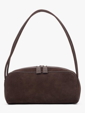 Estro Shoulder Bag '980109' in Brown: front