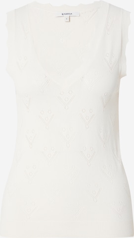 GARCIA Knitted Top in White: front