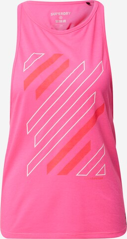 Superdry Sporttop in Pink: predná strana