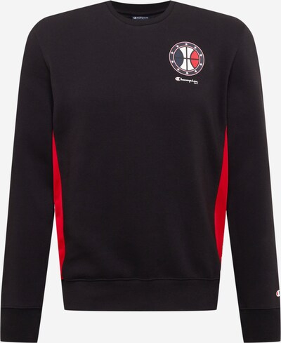 Champion Authentic Athletic Apparel Sweatshirt em vermelho fogo / preto / branco, Vista do produto