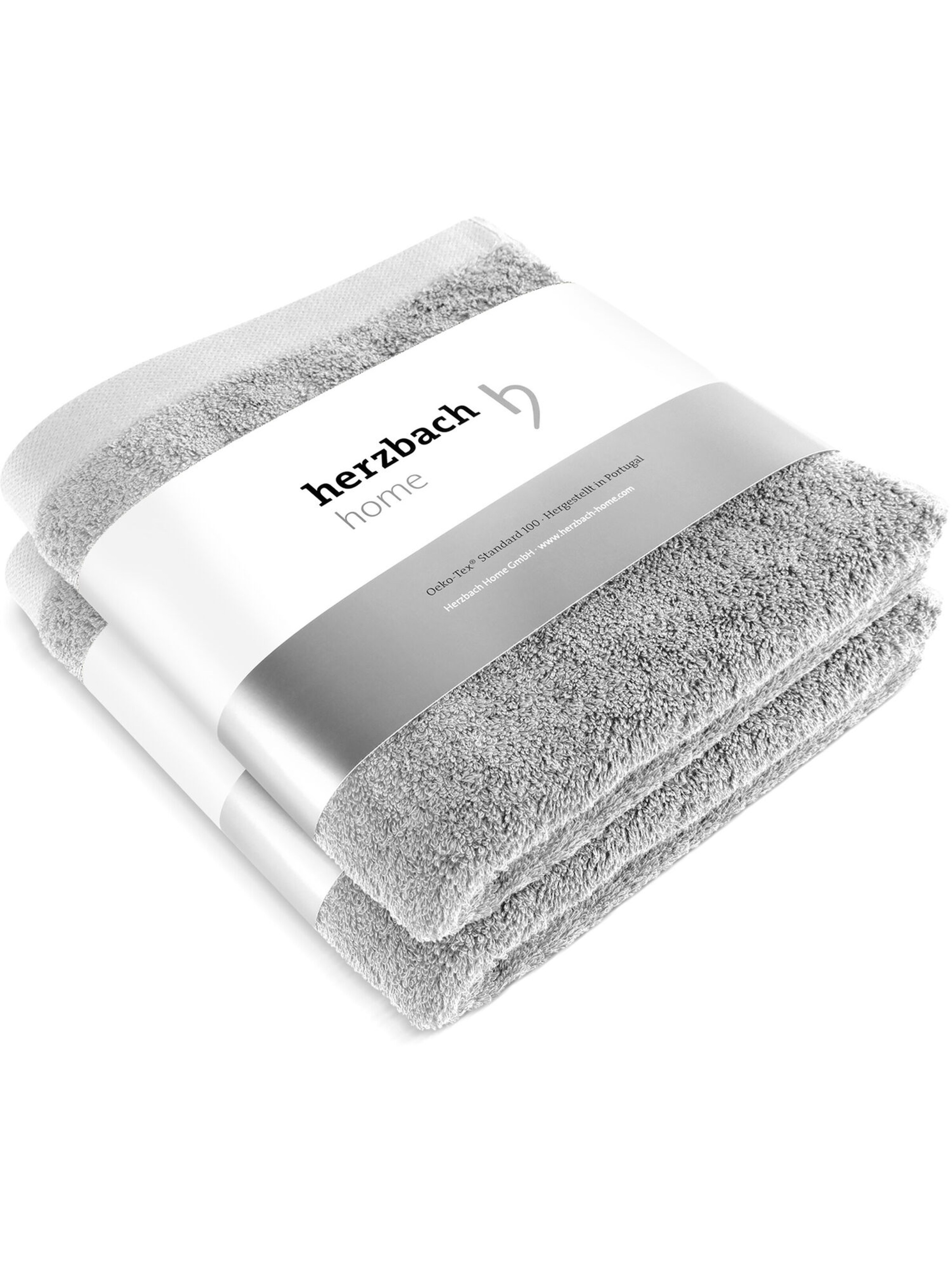 Herzbach home Set in Silver: front