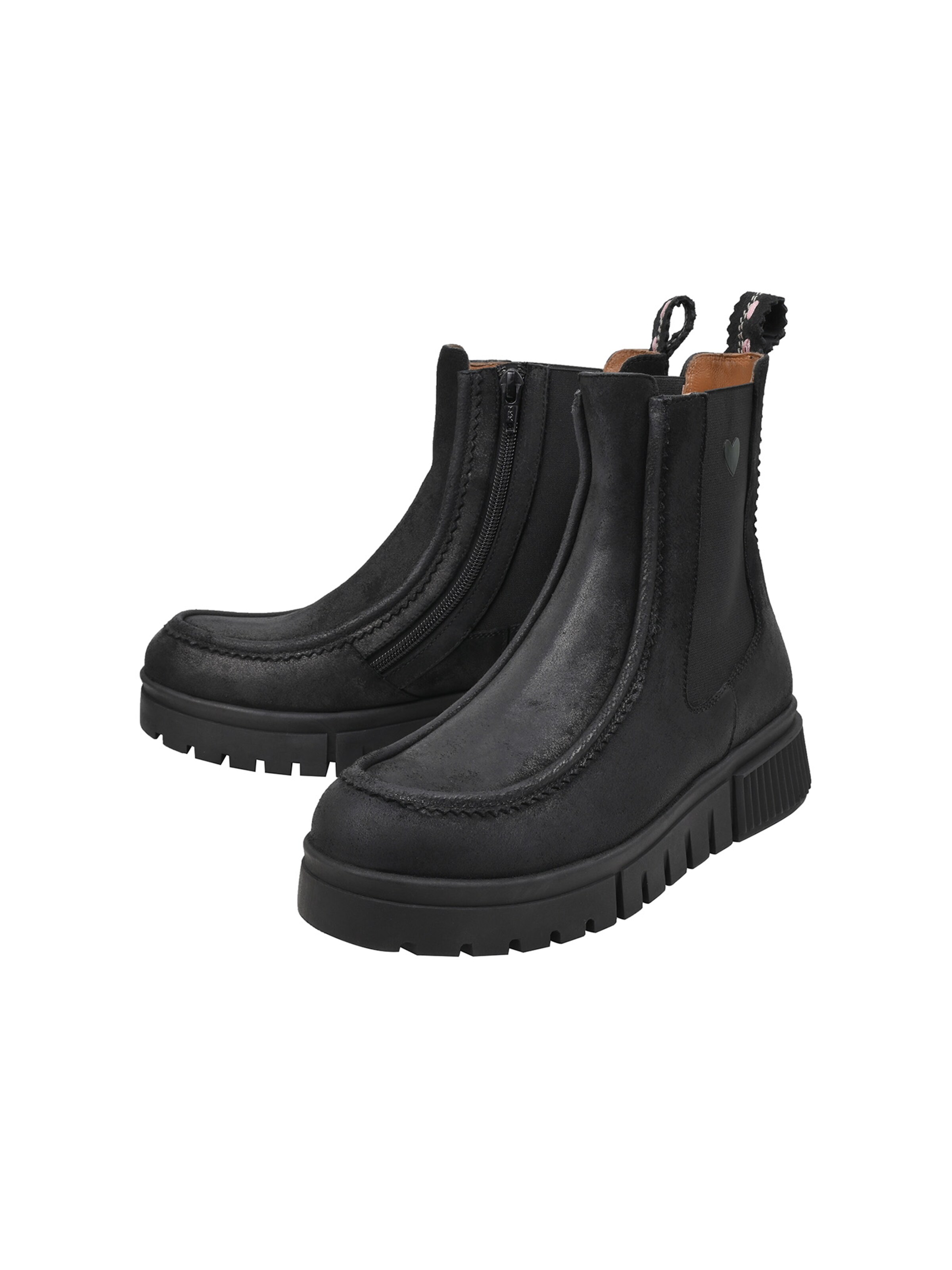 Crickit Chelsea Boots 'Uldina' in Schwarz