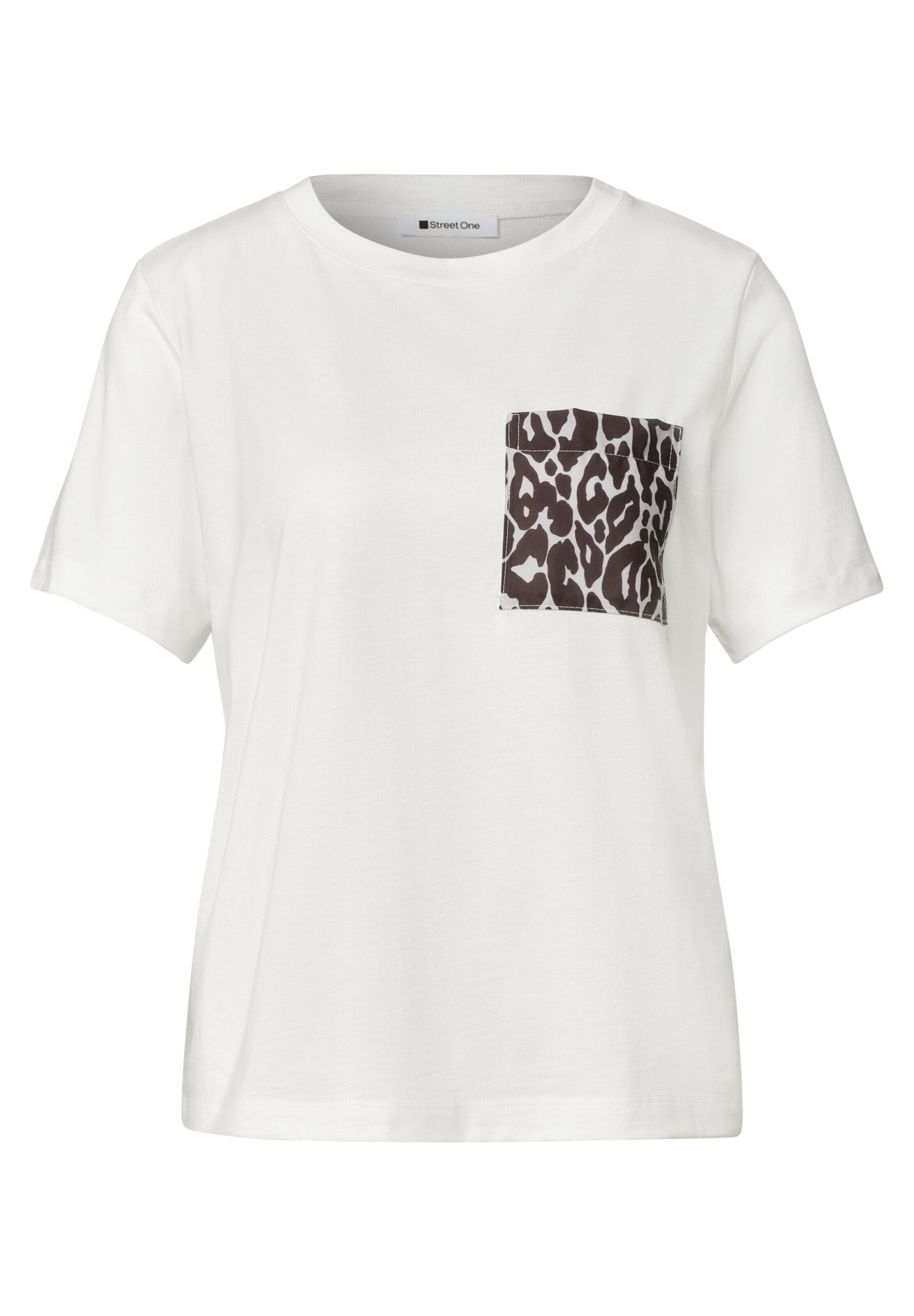 STREET ONE Shirt in Weiß: Vorderseite