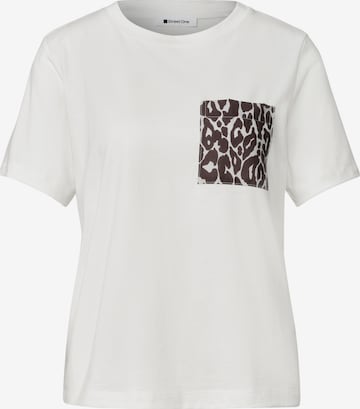 STREET ONE Shirt in Weiß: Vorderseite