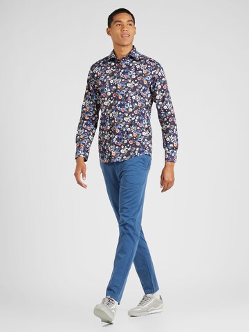 ETON Slim fit Overhemd in Blauw