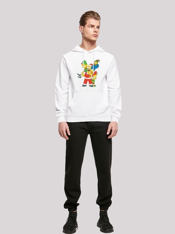 F4NT4STIC Sweatshirt 'The Simpsons Christmas Weihnachten Family' in Weiß