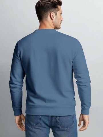 Neverless Sweatshirt 'Climbing Mountain' in Blue