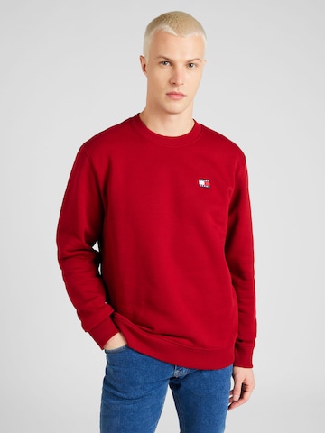 Tommy Jeans Sweatshirt i rød: forside