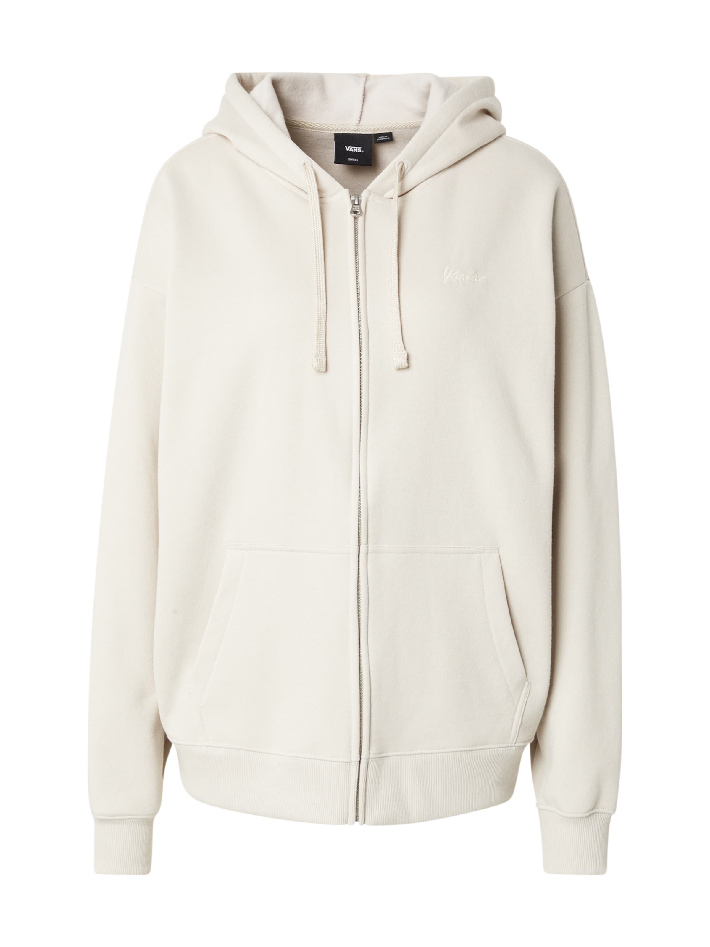VANS Кофта на молнии 'Everyday' в Бежевый: спереди