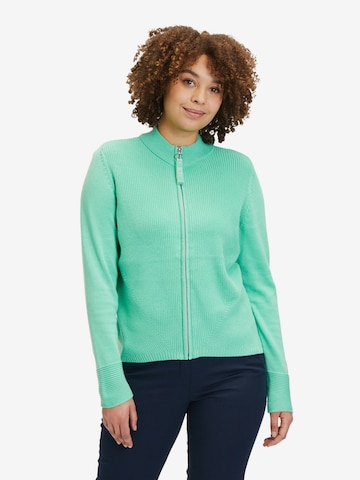 Betty Barclay Knit Cardigan in Green: front