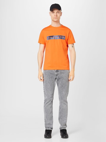 Hackett London Shirt in Orange