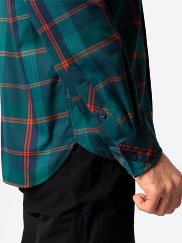 VAUDE Regular fit Athletic Button Up Shirt 'Neshan' in Green