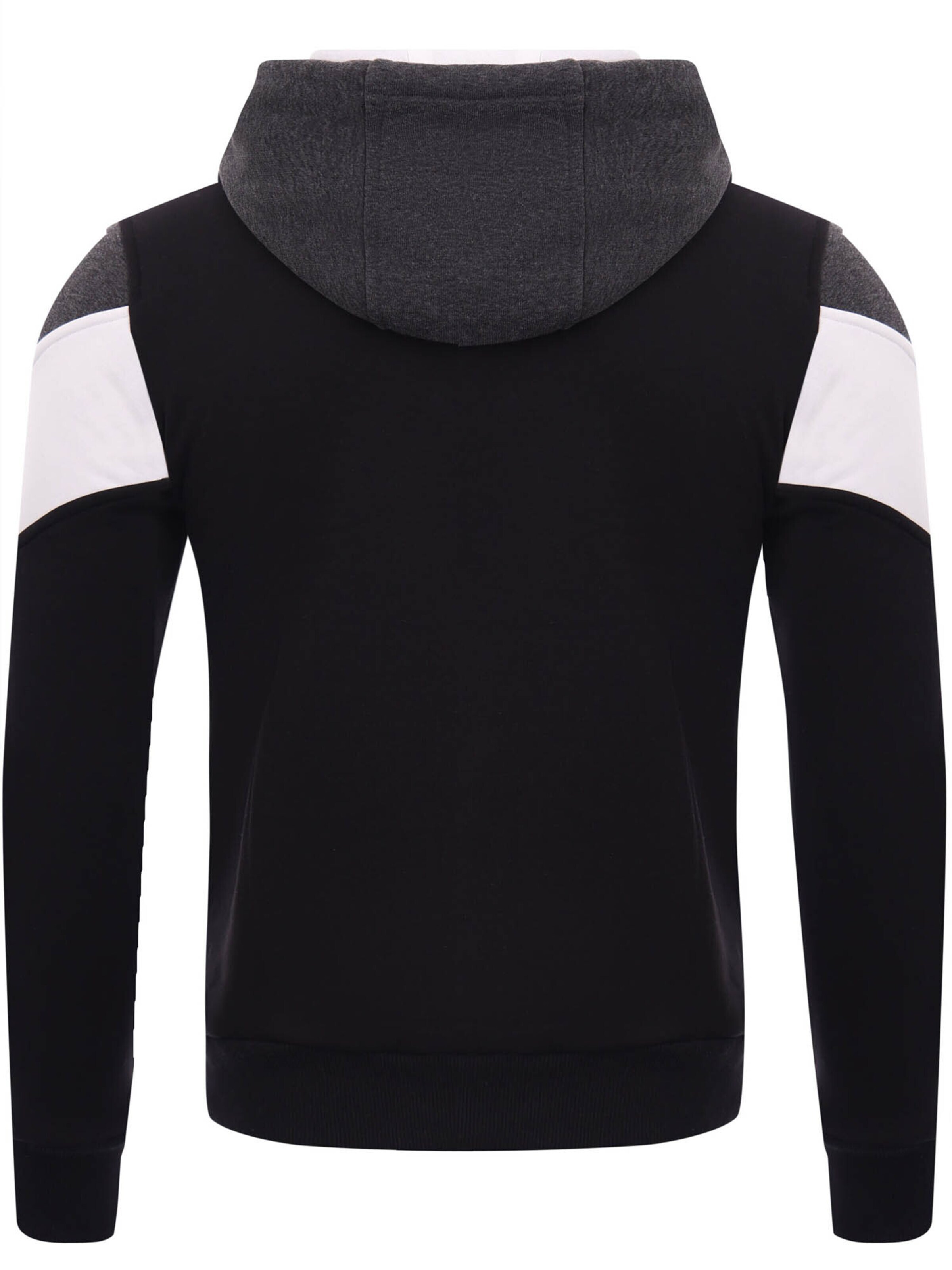 Reslad Zip-Up Hoodie 'RS1007' in Black