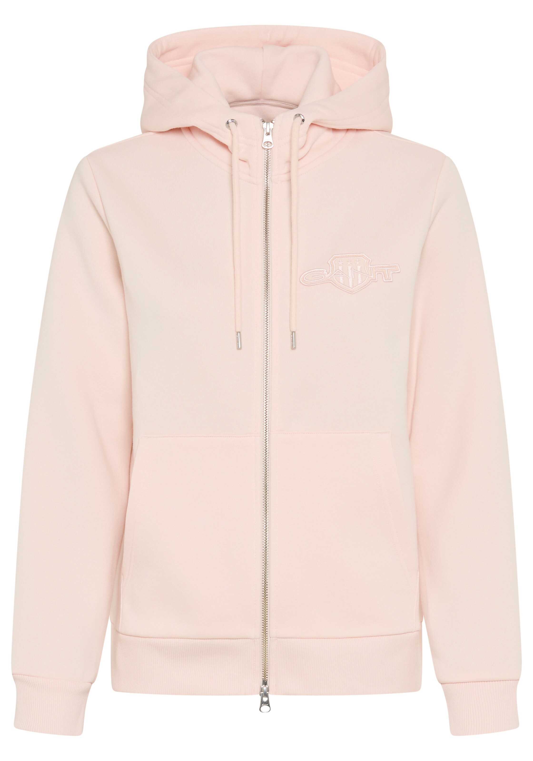 GANT Sweatjacke in Pink: Vorderseite