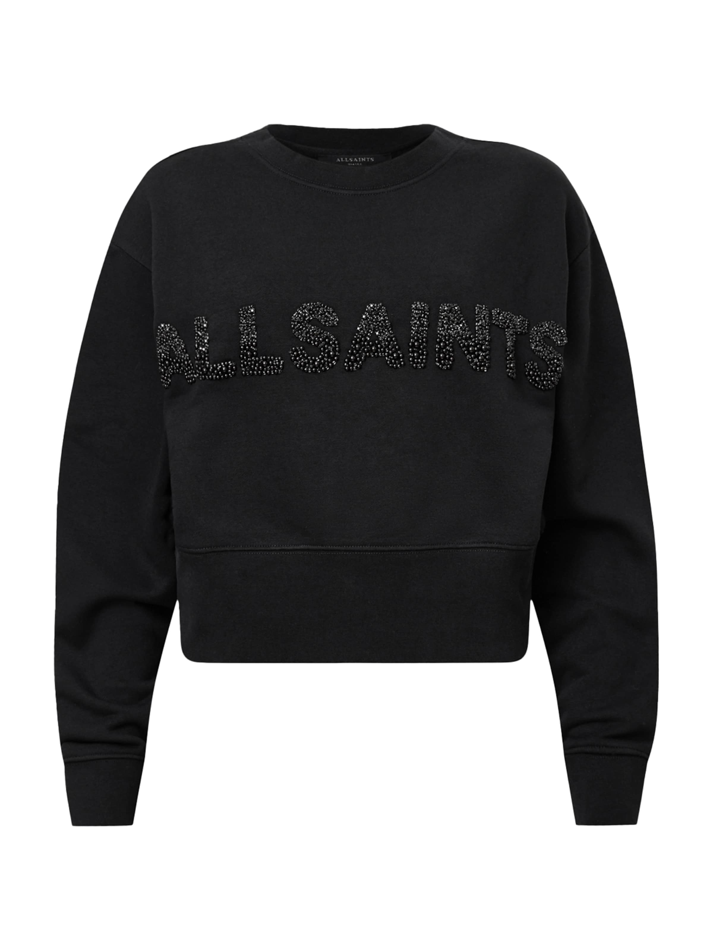 AllSaints Mikina 'SEPARO PEARL' - Čierna: predná strana