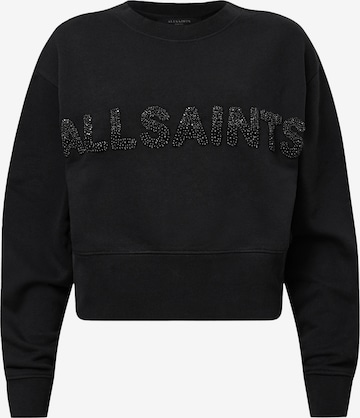 Felpa 'SEPARO PEARL' di AllSaints in nero: frontale