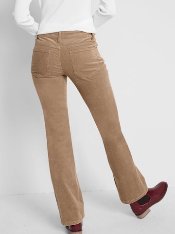 bonprix Regular Hose in Braun