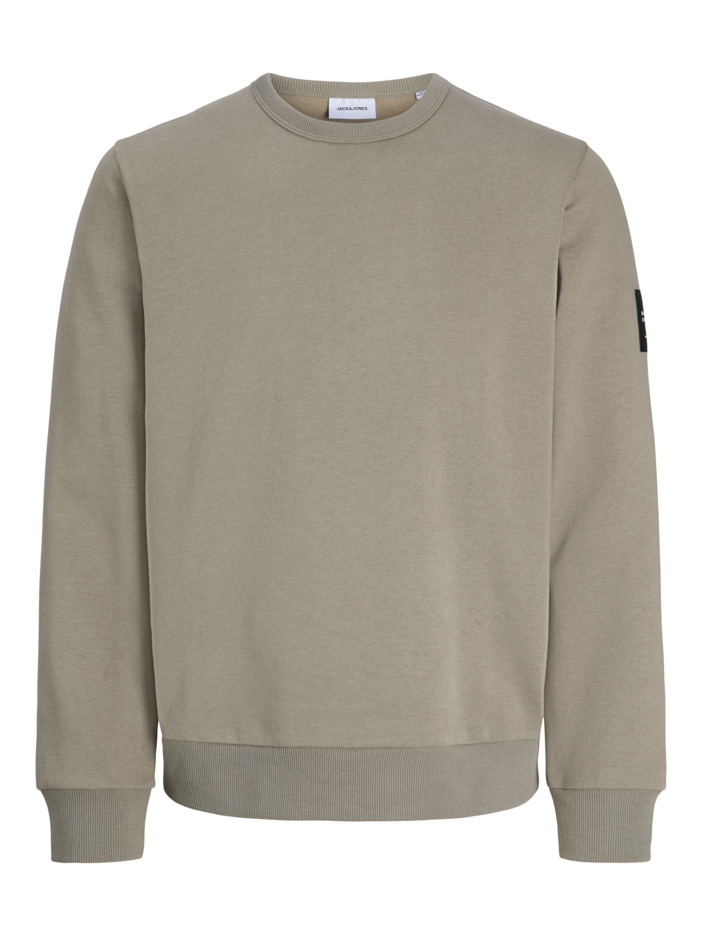 JACK & JONES Sweatshirt 'JJCleveland' in Green: front