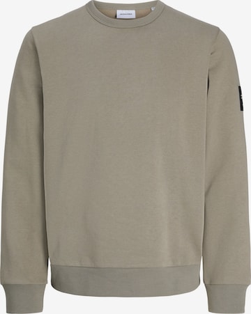 JACK & JONES Sweatshirt 'JJCleveland' in Green: front