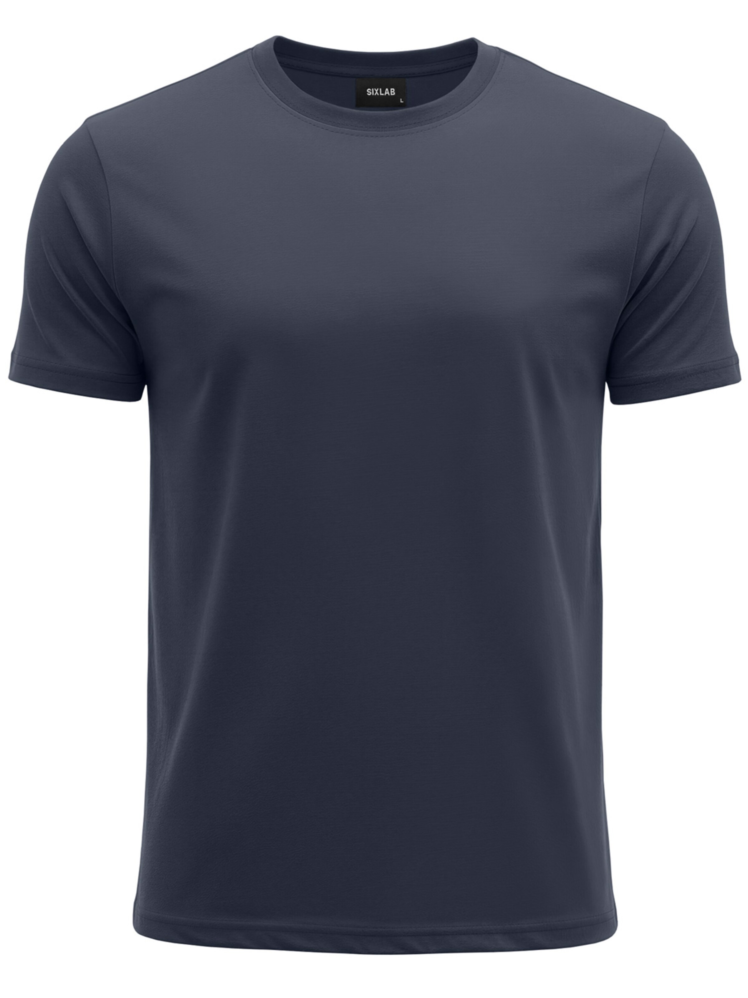 SIXLAB Shirt 'Regular T-Shirt' in Blue: front