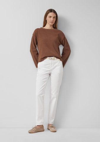 Regular Pantalon chino ' ' s.Oliver en blanc