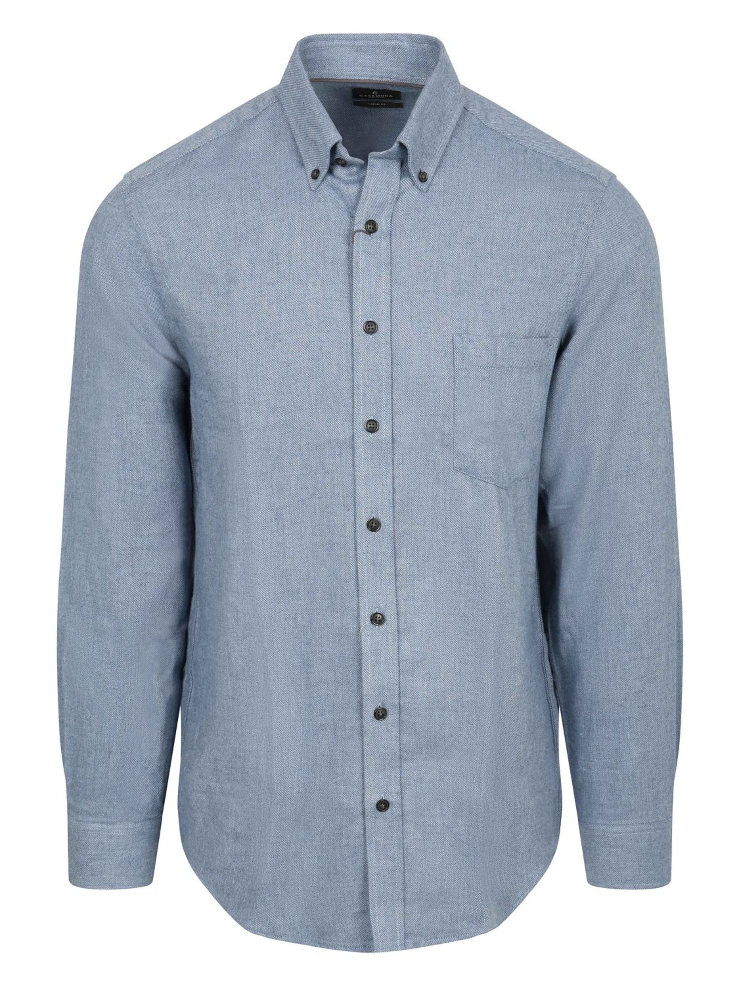 CASA MODA Regular fit Overhemd in Blauw: voorkant