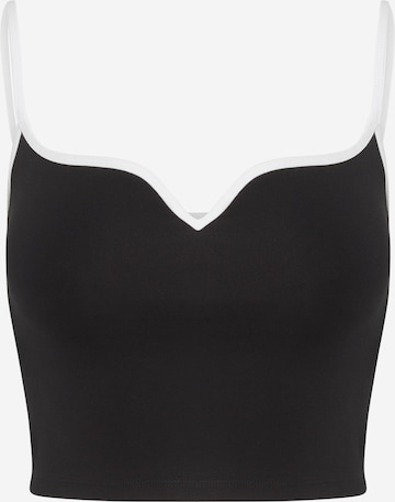 Top di Abercrombie & Fitch in nero: frontale