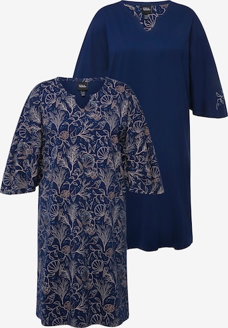 Robe Ulla Popken en bleu : devant