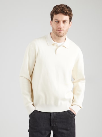 JACK & JONES Shirt 'JORVESTERBRO' in Beige: voorkant