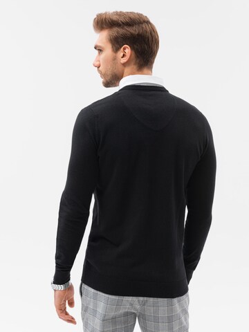 Ombre Pullover 'E120' in Schwarz