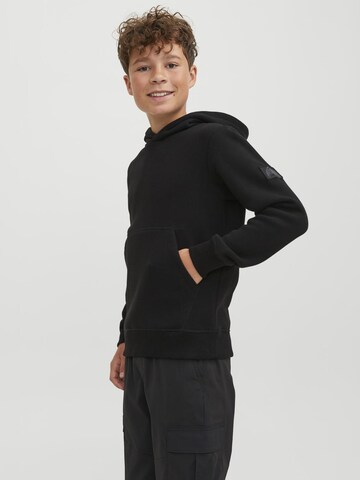 Sweat Jack & Jones Junior en noir : devant