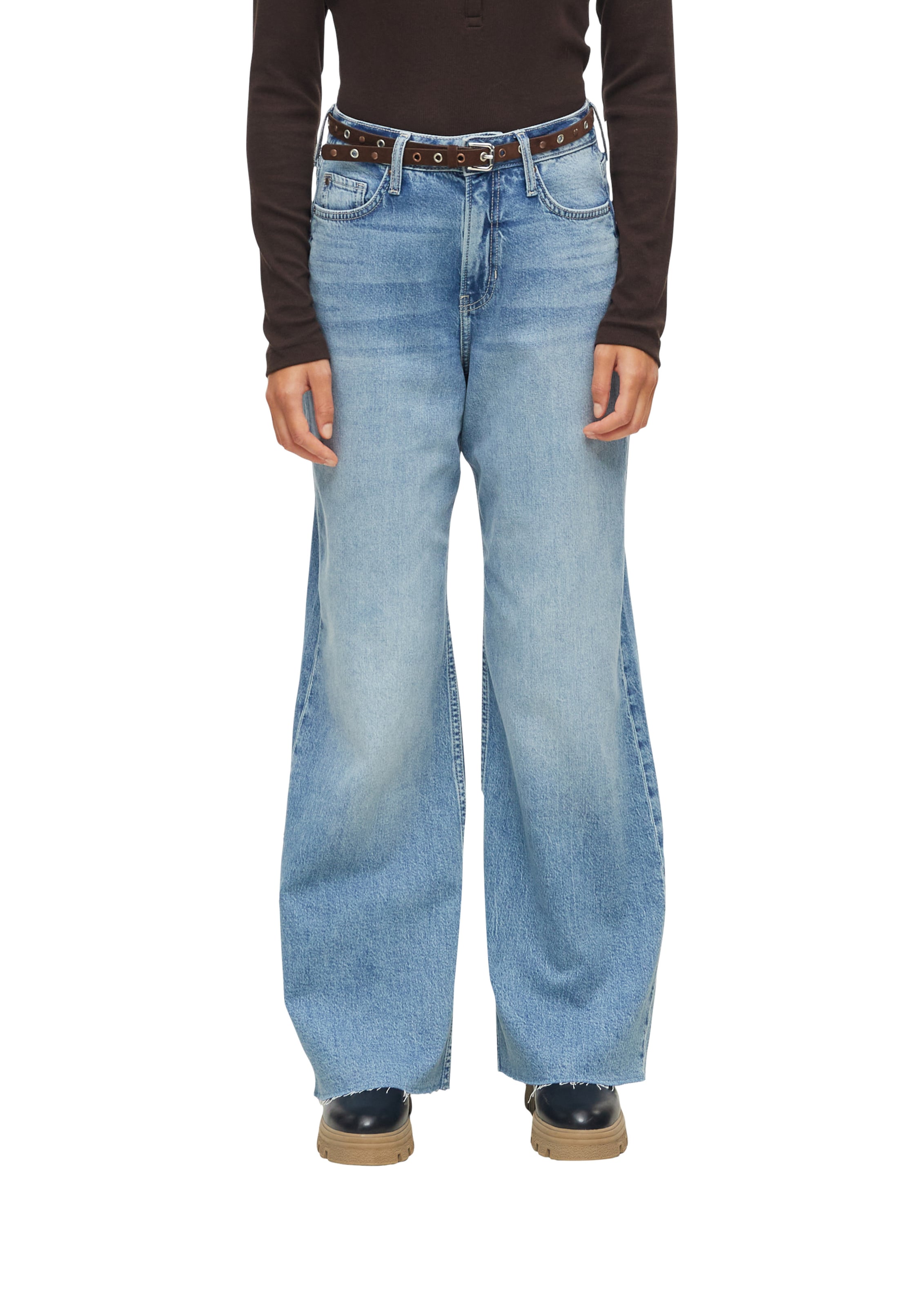 s.Oliver Regular Jeans in Blauw: voorkant