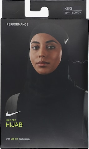 NIKE Accessoires Sport Hijab in Schwarz: predná strana