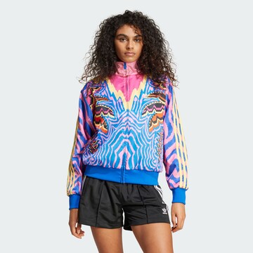 ADIDAS ORIGINALS Sweatvest 'Adidas x FARM Rio Firebird' in Roze: voorkant