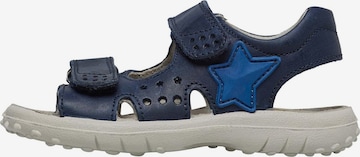 NATURINO Offene Schuhe 'DOCK' in Blau: Vorderseite