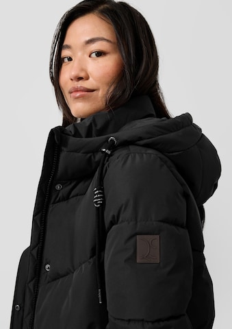 QS Winter coat in Black: front