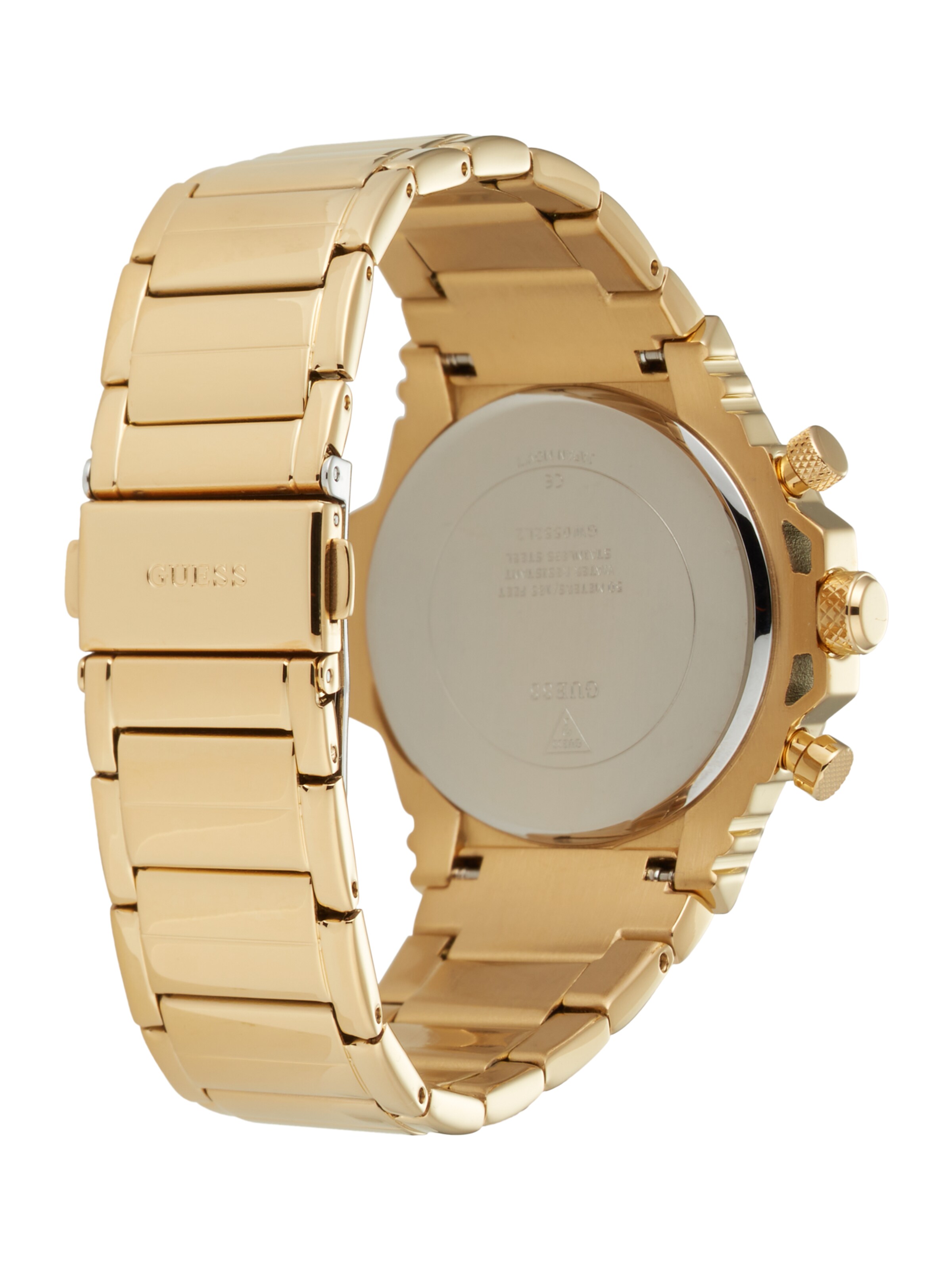 GUESS Analog Watch 'Fusion' in Gold: front