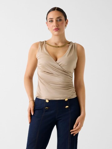 MARCIANO LOS ANGELES Top in Brown: front