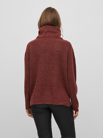 VILA Sweater 'Cilia' in Red