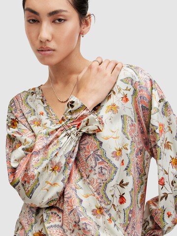 AllSaints - Blusa 'PENNY CASCADE' en verde