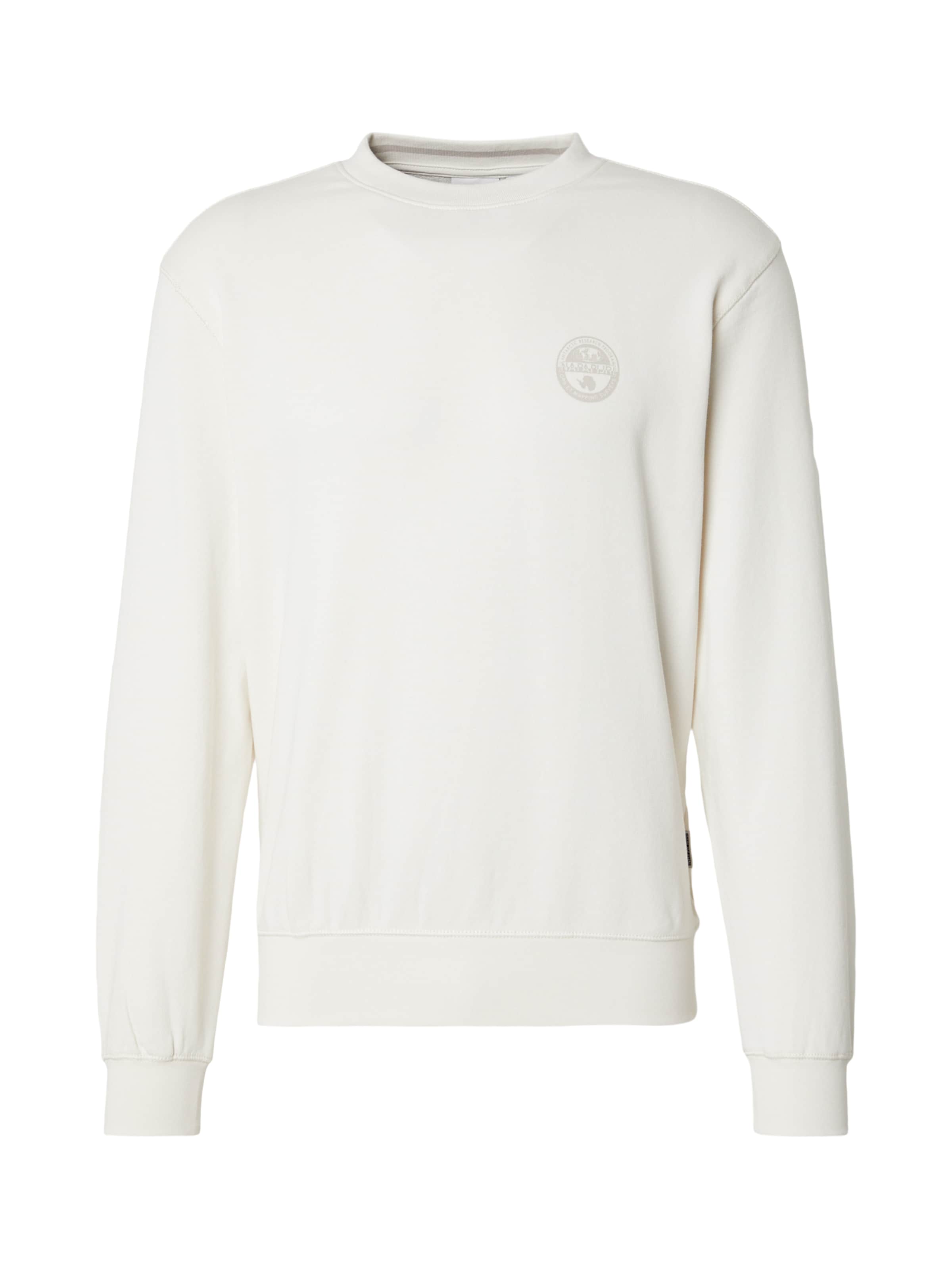 NAPAPIJRI Sweatshirt 'BENDIL C' i hvid: forside