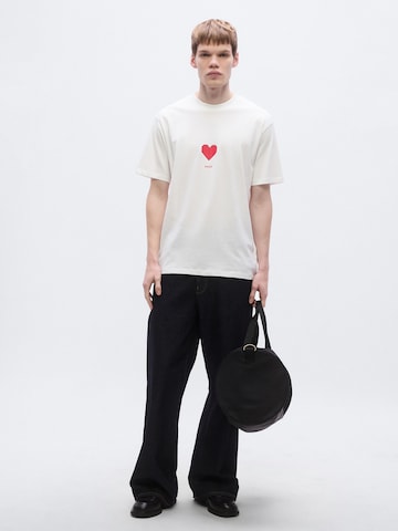 HUGO Футболка 'Dalentin' в Белый