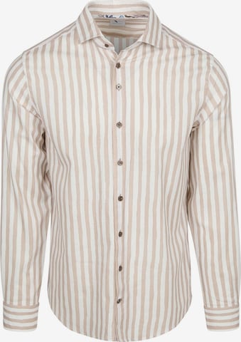 Coupe regular Chemise R2 Amsterdam en beige : devant