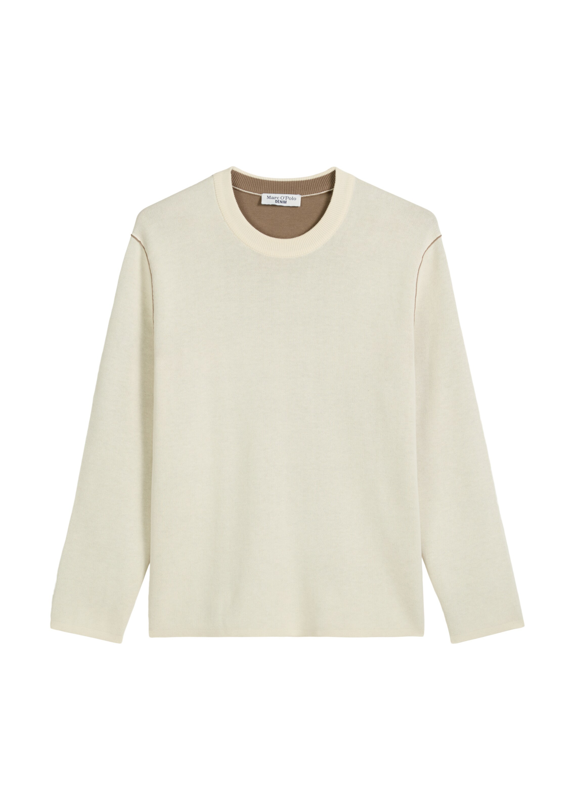 Marc O'Polo DENIM Pullover in Weiß: Vorderseite