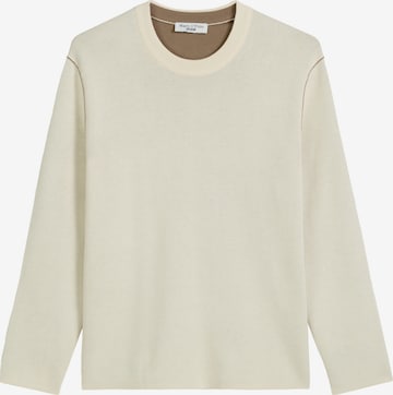 Pull-over Marc O'Polo DENIM en blanc : devant