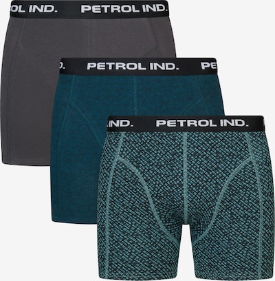 Petrol Industries Boxershorts in grau / grün / schwarz / weiß, Produktansicht